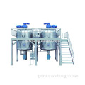 Adopt three layers for liquid products making mixer adopt homogenizer for emulsion like detergent, shampoo, shower gel making